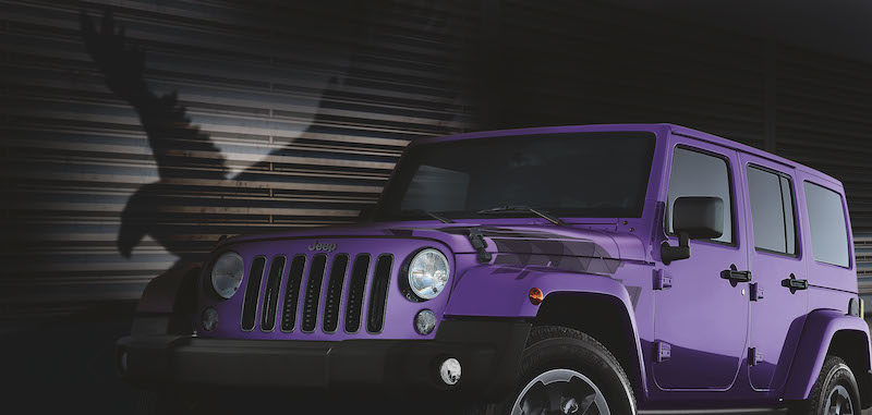 Jeep Announces The Very Purple Wrangler 'Night Eagle' - Car Obsession