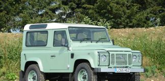 Rowan Atkinson's Land Rover Defender